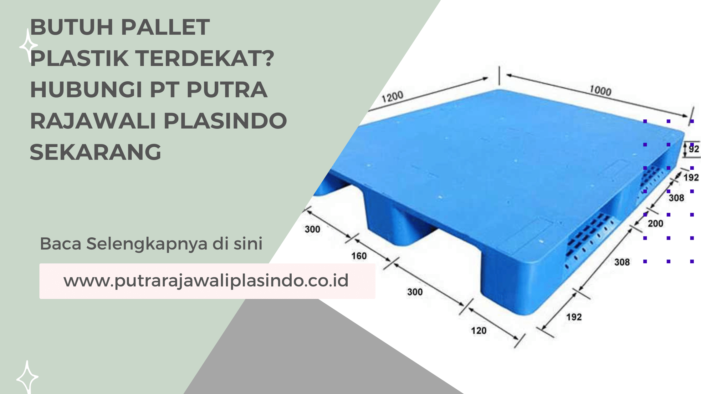 Butuh Pallet Plastik Terdekat? Hubungi PT Putra Rajawali Plasindo Sekarang