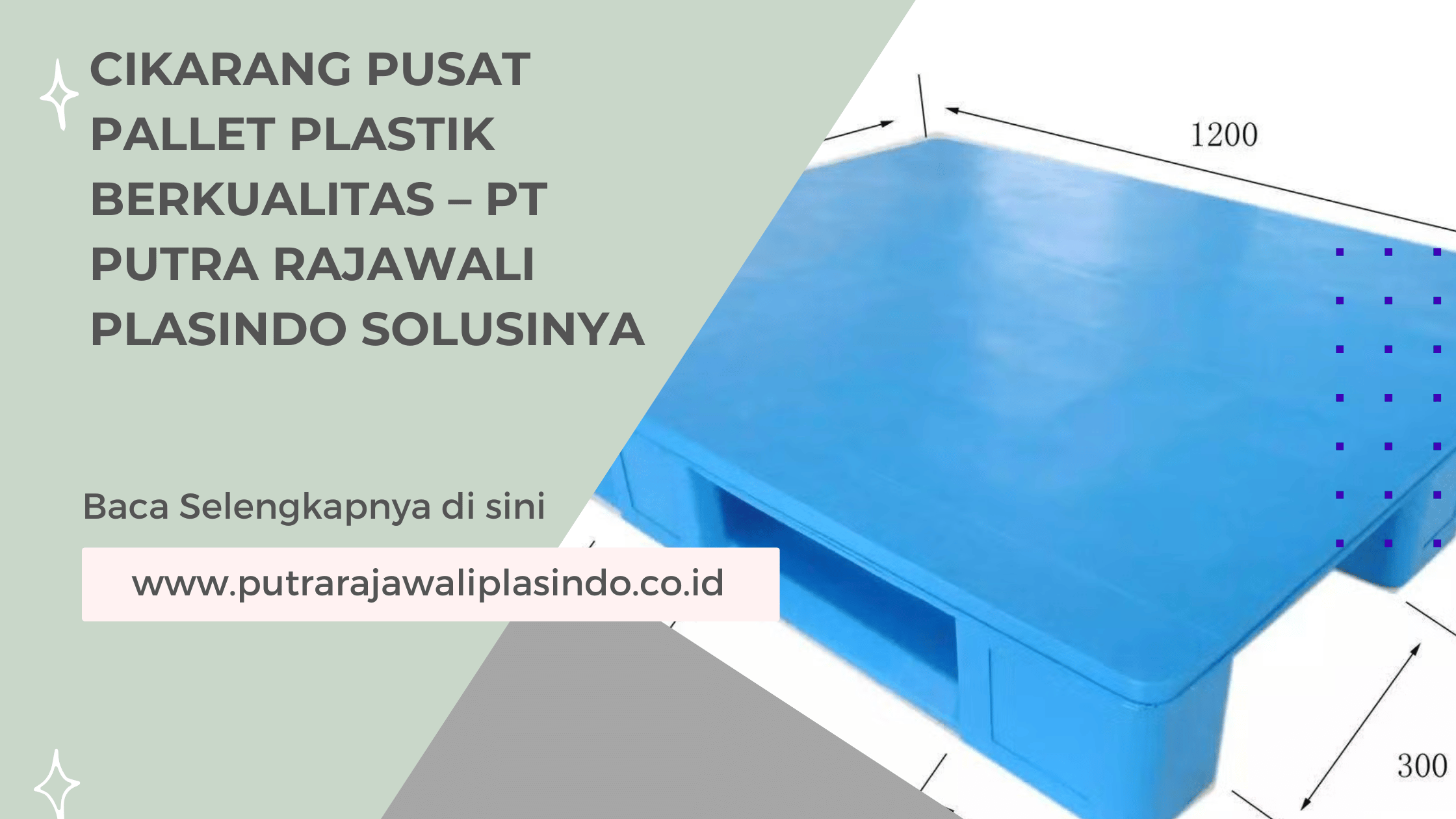 Cikarang Pusat Pallet Plastik Berkualitas – PT Putra Rajawali Plasindo Solusinya