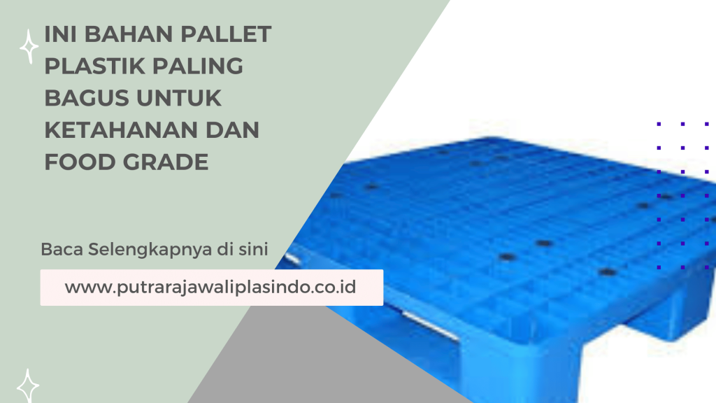 Ini Bahan Pallet Plastik Paling Bagus untuk Ketahanan dan Food Grade