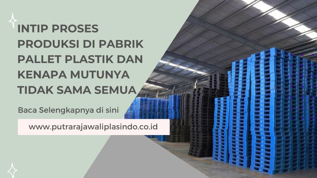 Intip Proses Produksi di Pabrik Pallet Plastik dan Kenapa Mutunya Tidak Sama Semua