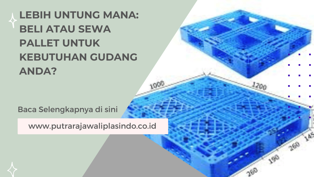 Lebih Untung Mana: Beli atau Sewa Pallet untuk Kebutuhan Gudang Anda?
