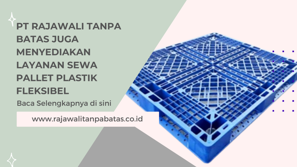 PT Rajawali Tanpa Batas Juga Menyediakan Layanan Sewa Pallet Plastik Fleksibel