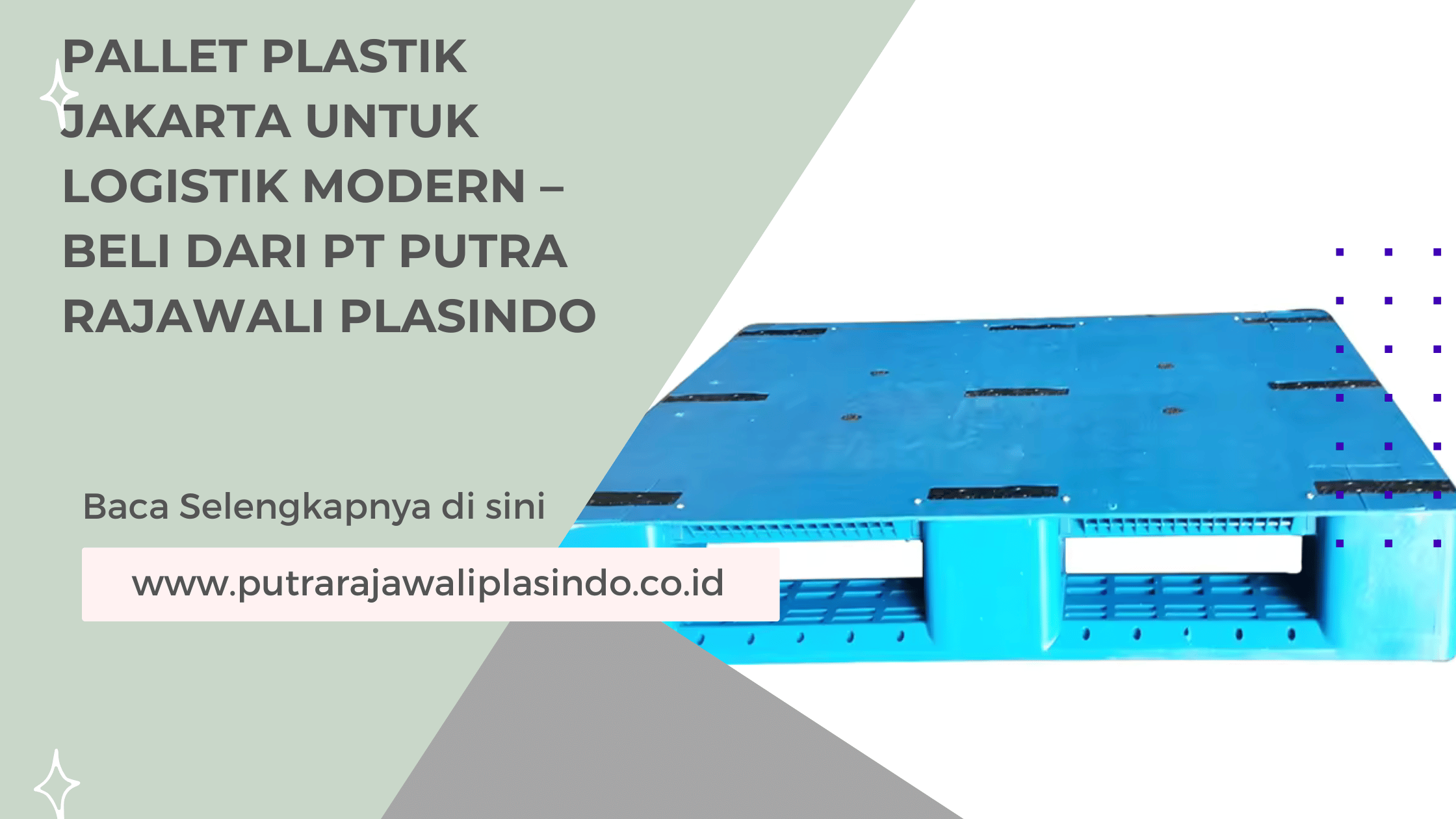 Pallet Plastik Jakarta untuk Logistik Modern – Beli dari PT Putra Rajawali Plasindo
