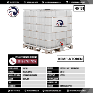 Tandon Bekas & Baru Ukuran 1200x1100x1100 mm - PRPT01 - Putih