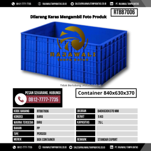 Box Kontainer Baru Ukuran 840x630x370 mm Kapasitas 45.00 Liter - RTBB7006