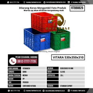 Box Kontainer Baru Ukuran 530x350x310 mm Kapasitas 25.00 Liter - RTBB8826