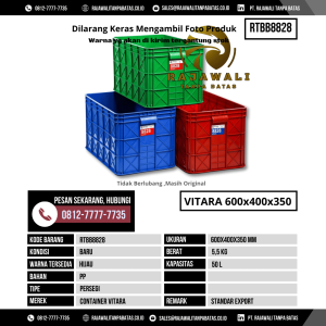 Box Kontainer Baru Ukuran 600x400x350 mm Kapasitas 50.00 Liter - RTBB8828