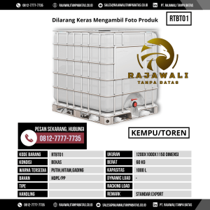 Kempu/toren Bekas & Baru Ukuran 1200x1000x1150 mm - RTBT01 - Putih
